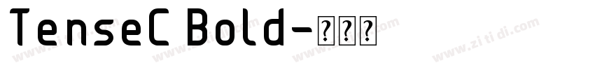 TenseC Bold字体转换